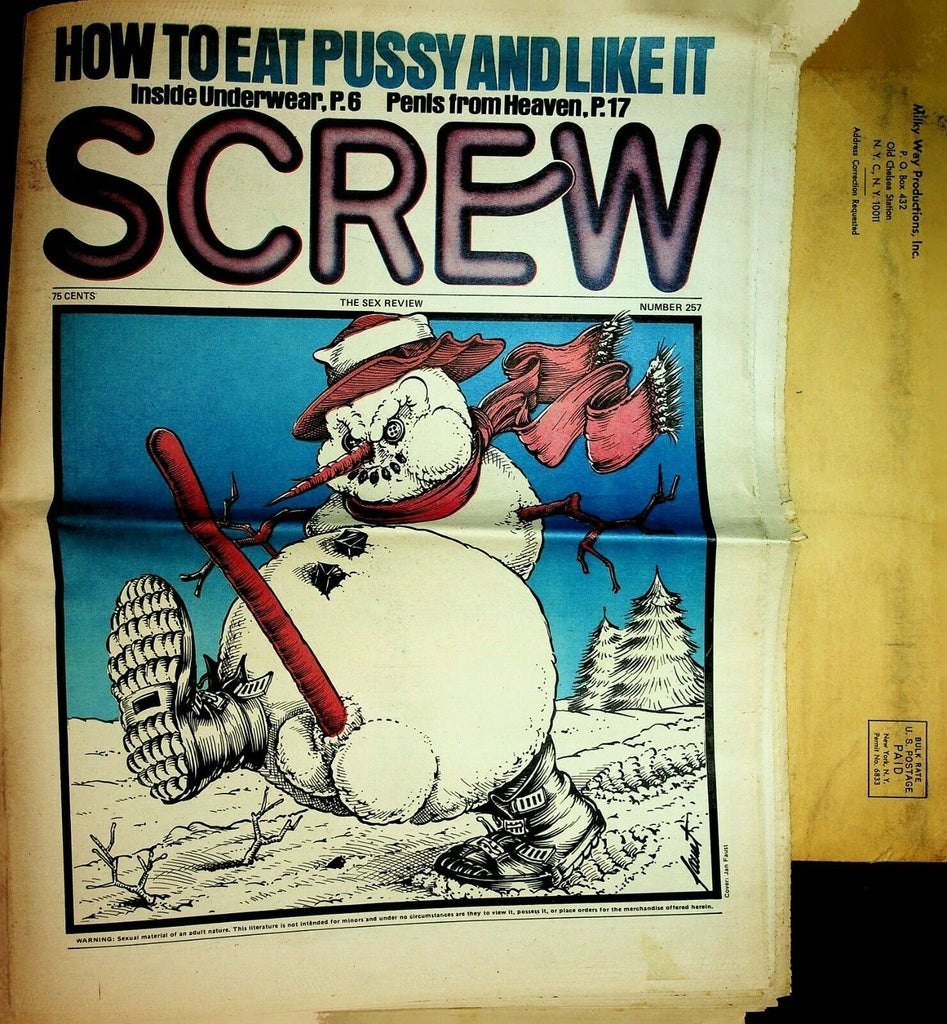 Screw Newspaper How To East Pussy And Like It February 4, 1974 062420lm-ep