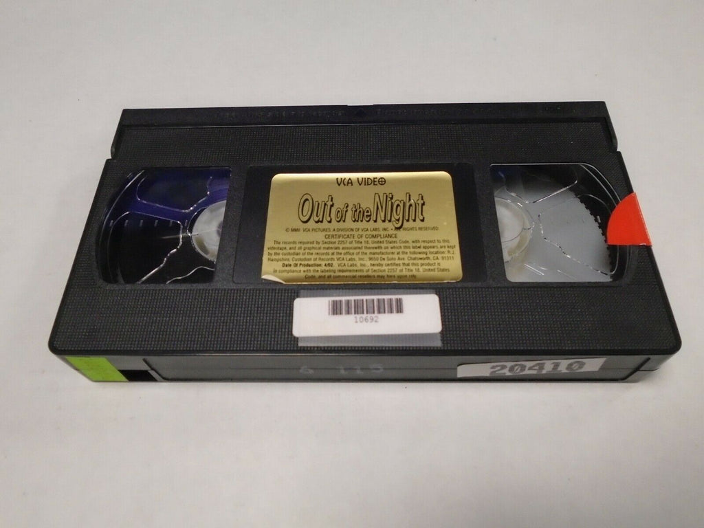 Out of the Night VCA Video 2002 Adult VHS 050819AMP2