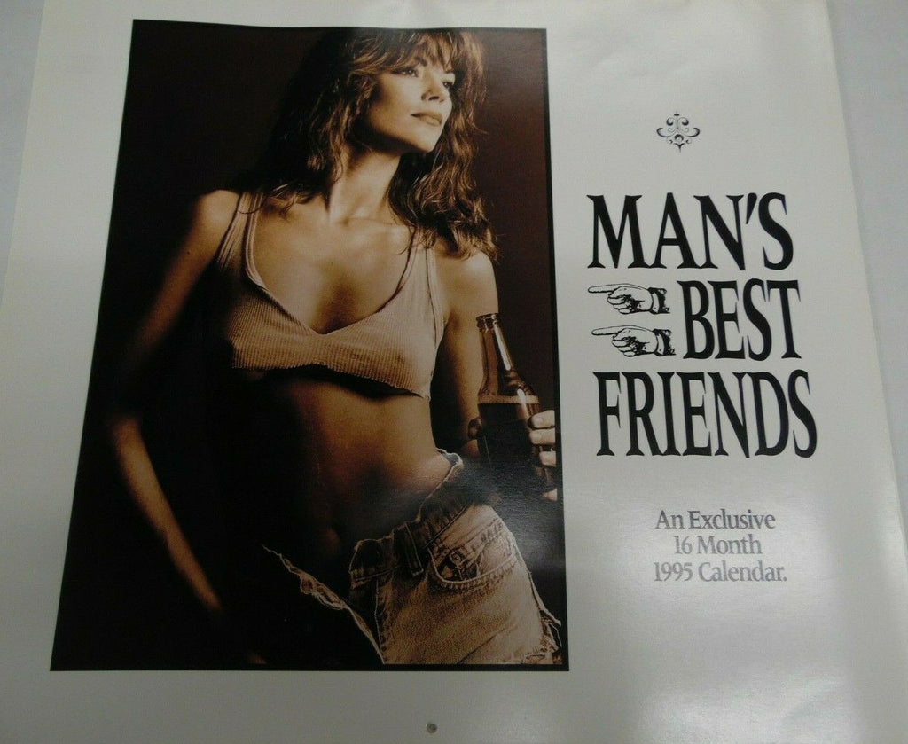 Man's Best Friends 16 Month 1995 Wall Calendar 12" x 11" 042419lm-ep2