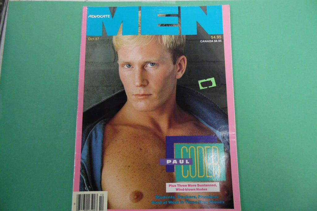 Advocate Men Gay Magazine Paul Coder October 1987 112816lm-ep2