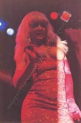 Nina Hartley Candid Original 4x6 Photo 1990s Performing Nude at Live Show 344ig