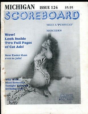 Michigan Scoreboard Contact Magazine Mercedes #124 1992 012618lm-ep