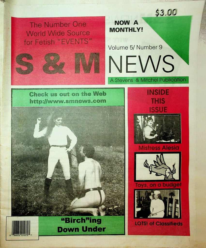 S & M News Newspaper Mistress Alesia vol.5 #9 1998 022820lm-ep