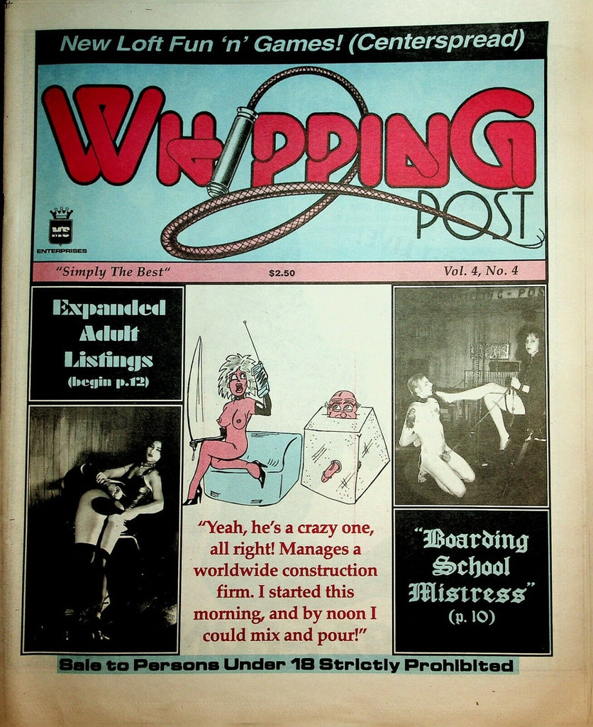 Whipping Post Fetish Newspaper Mistress Alexis vol.4 #4 1994 022720lm-ep