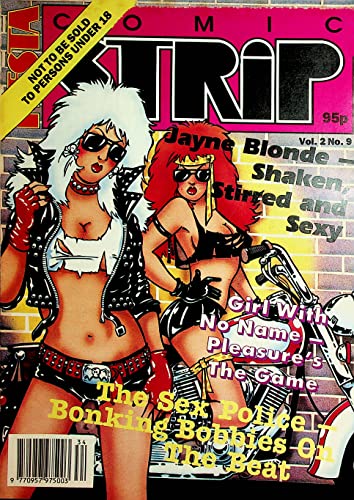 Fiesta Comic Strip Adult Magazine Jayne Blonde vol.2#9 1990