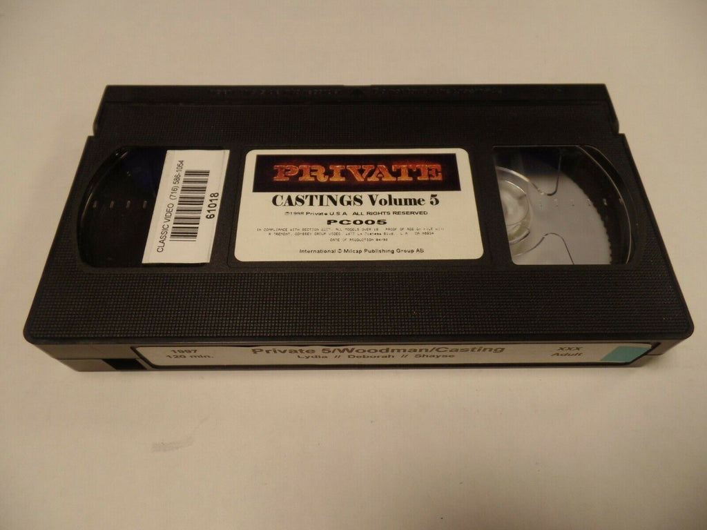Private Castings Vol 5 Lydia Deborah Shayse 1997 120mins Adult VHS 030119AMP2