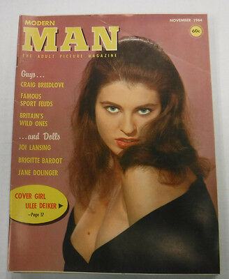 Modern Man Busty Adult Magazine Ulee Deikeeer November 1964 090915lm-ep