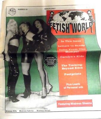 Fetish World Newspaper Mistress Sheena #59 1994 052118lm-ep2