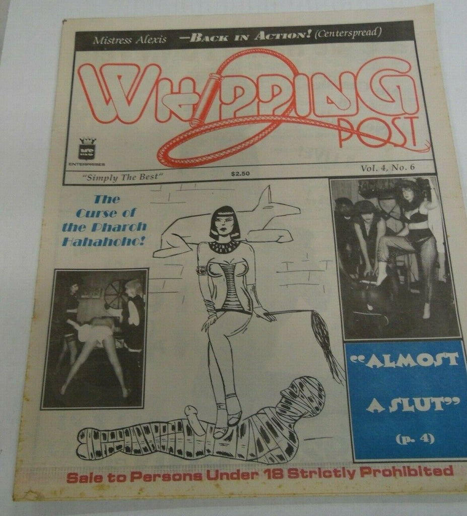 Whipping Post Fetish Newspaper Mistress Alexis vol.4 #6 1994 121619lm-ep