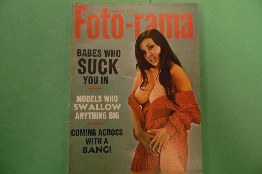 Foto-rama Adult Digest Magazine Babes Who Suck You In November 1970 102116lm-ep