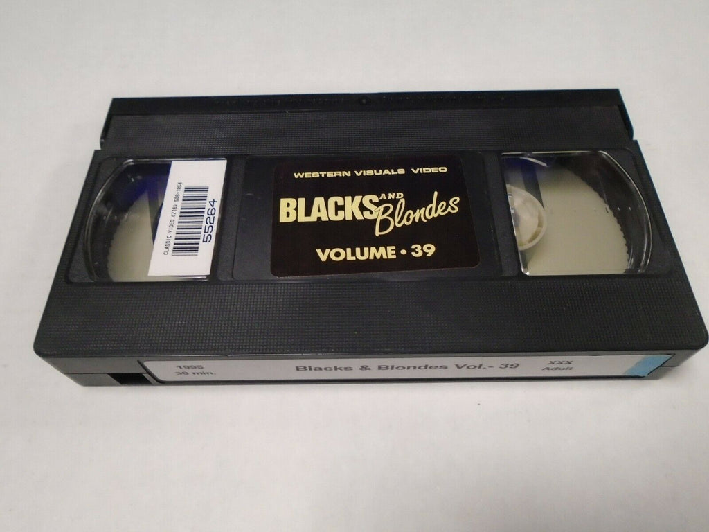 Blacks and Blondes #39 1995 30mins Interracial Adult VHS 030519AMP2