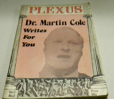 Plexus Adult Digest Magazine Dr. Martin Cole Vol.1 #1 1972 011814lm-ep