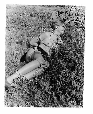Adult Photo Vintage B&W 4x5 Bondage Beautiful Blonde Bound Dominated 430XU