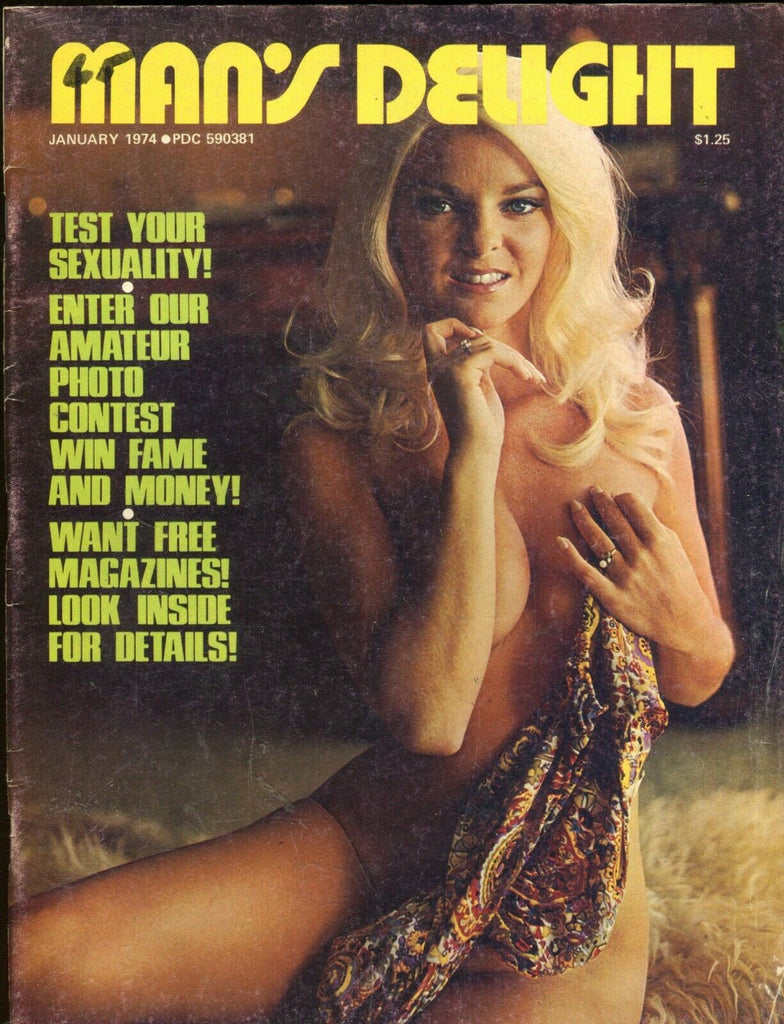 Man's Delight Magazine Centerfold Girl Eve January 1974 070219lm-ep2