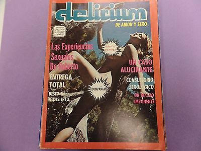 Delirium Spanish Adult Magazine #2 1970's 040816lm-ep3