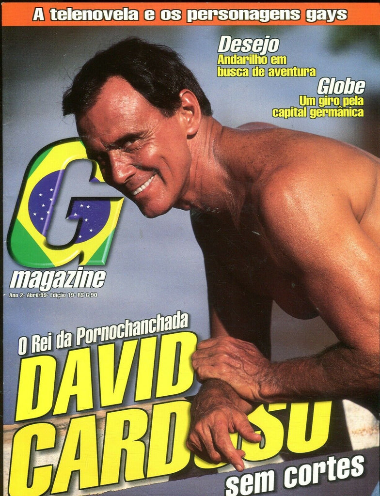 G Portuguese Gay Magazine Cover Guy David Gardoso April 1999 110319lm-ep