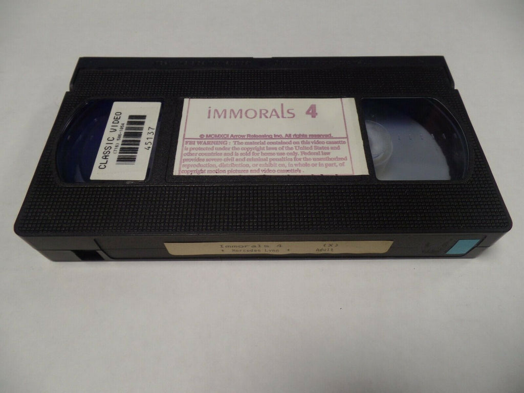 Immorals 4 Mercedes Lynn William Margold 1991 Adult VHS 030419AMP3