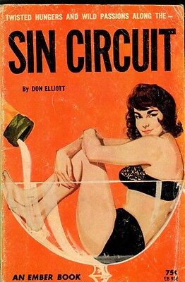 Sin Circuit Novel by Don Elliott 1964 Ember Books 042114lm-epa