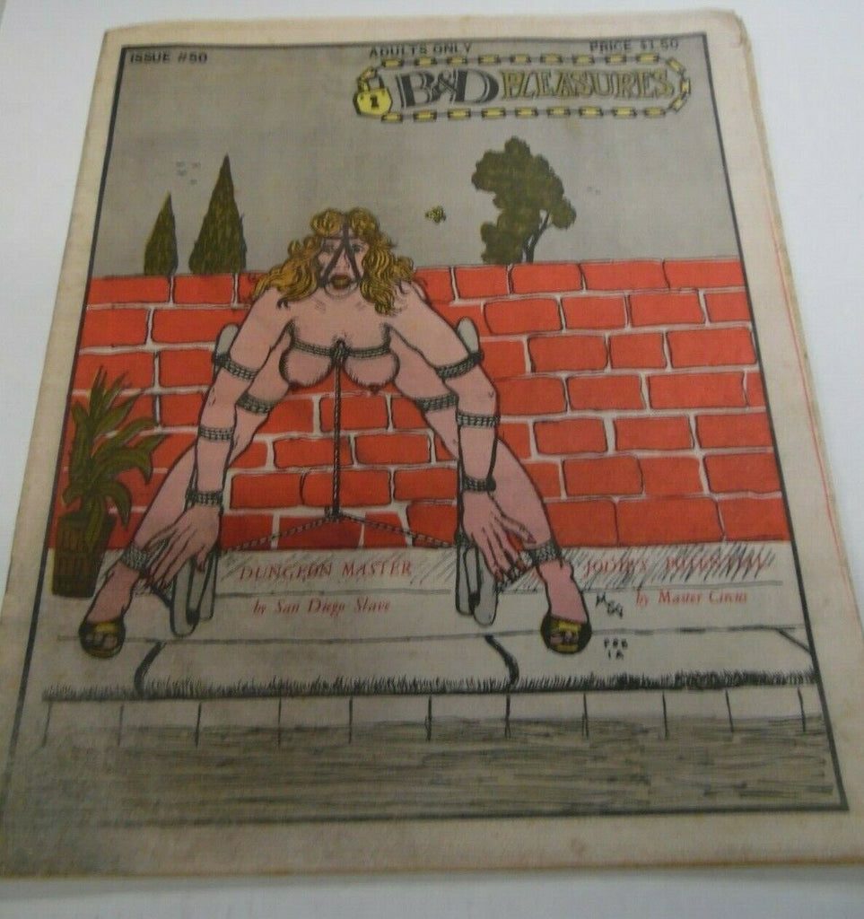 B&D Pleasures Newspaper Dungeon Master #50 1986 122419lm-ep
