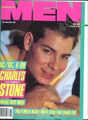 Advocate Men Gay Magazine Charles Stone November 1989 110817lm-ep3 - Used