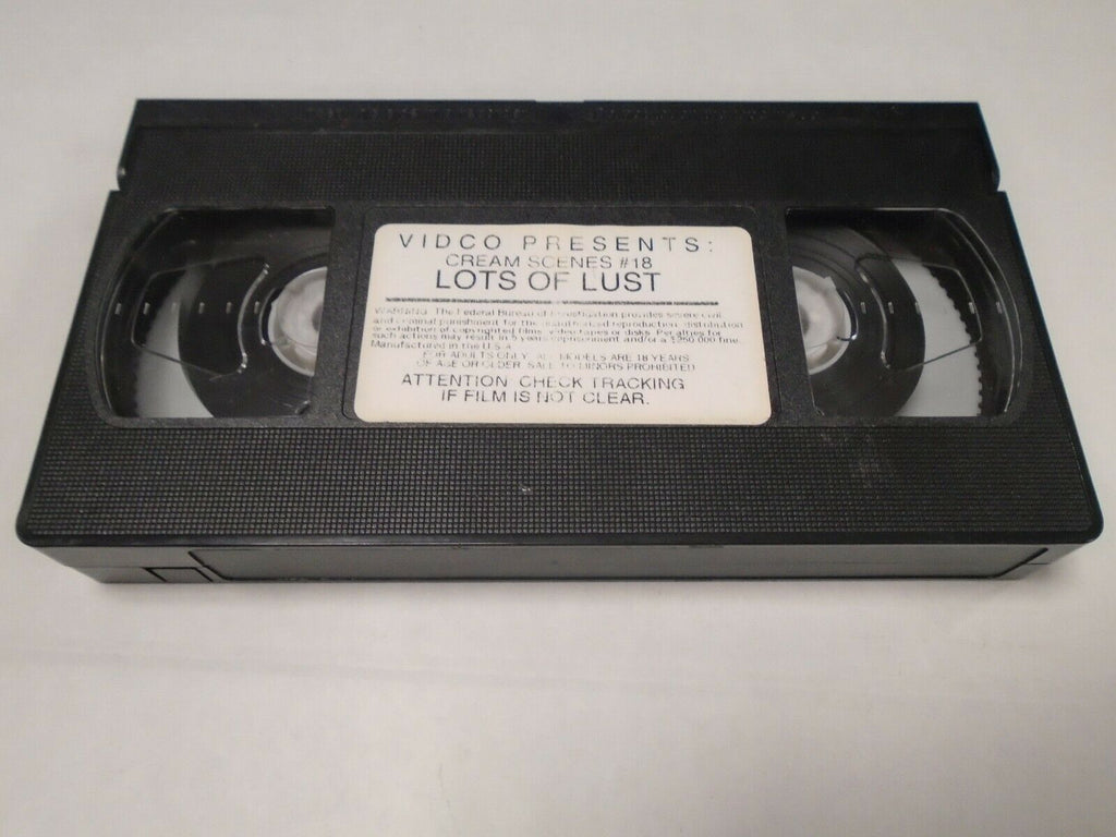 Lots of Lust Cream Scenes #8 Vidco Adult VHS 070519AMP
