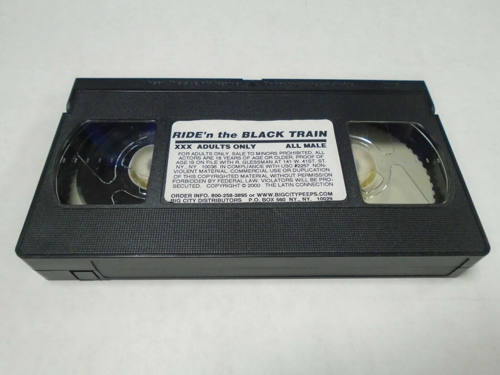 Ride N The Black Train 2000 Latin Connection Gay Male Adult VHS 081919AMP