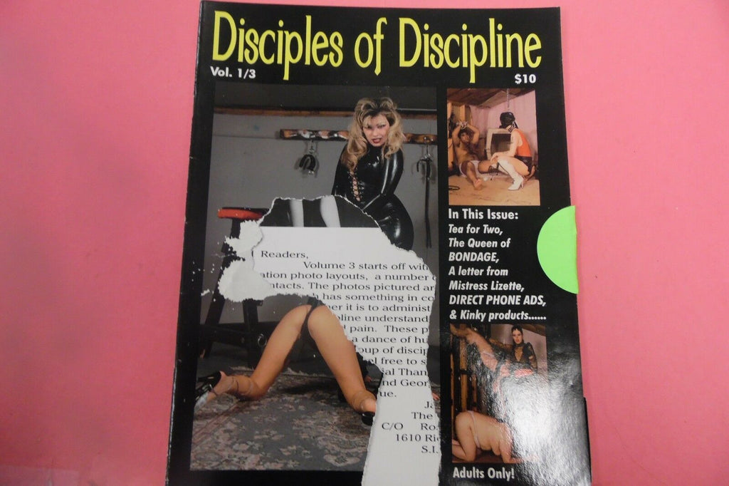 Disciples Of Discipline Fetish Magazine Mistress Lizette vol.1 #3 121316lm-ep