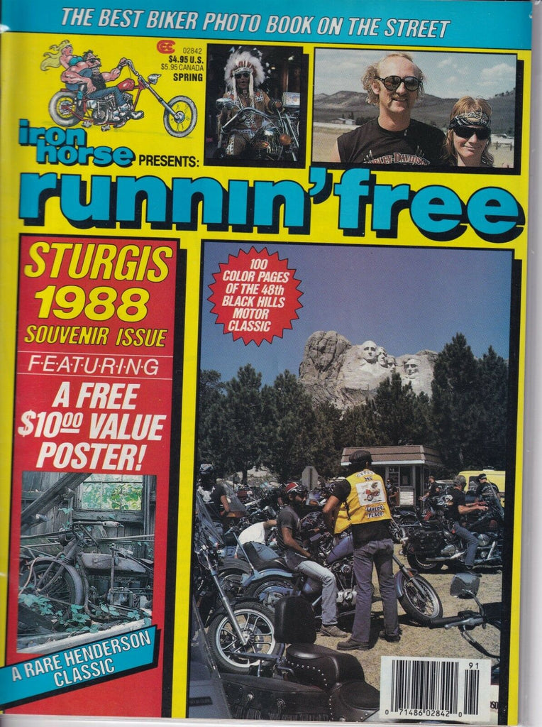 Iron Horse Magazine Runnin' Free Special Sturgis 1988 020419REP