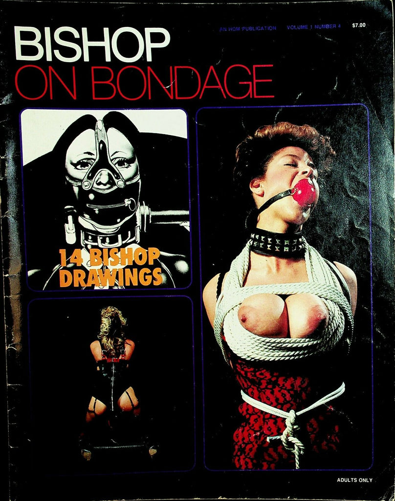 Bishop On Bondage Magazine 14 Bishop Drawings vol.1 #4 1984 HOM 012521lm-ep