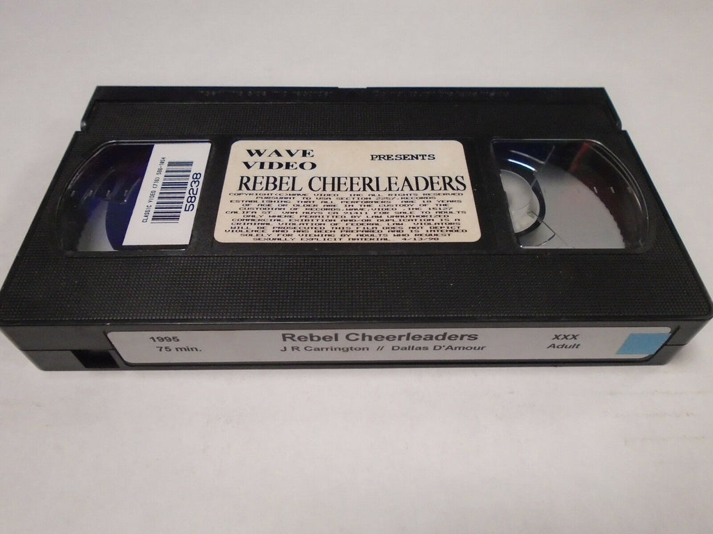 Rebel Cheerleaders JR Carrington Dallas D'Amour 1995 75mins Adult VHS 012419AMP