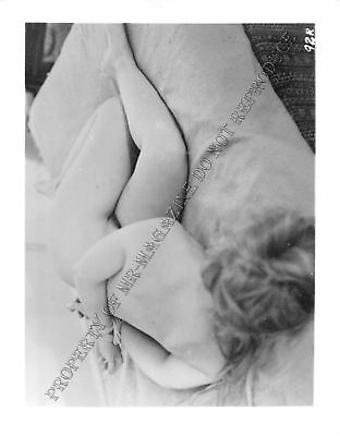 Adult Photo Vintage B&W 4x5 Bondage Beautiful Brunette Bound Dominated 17XU