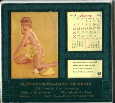 Playboy's Playmate Of The Month 1964 Desk Calendar 060618lm-ep
