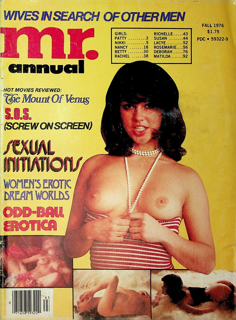 Mr. Annual Magazine Sexual Initiations Fall 1976 050420lm-ep
