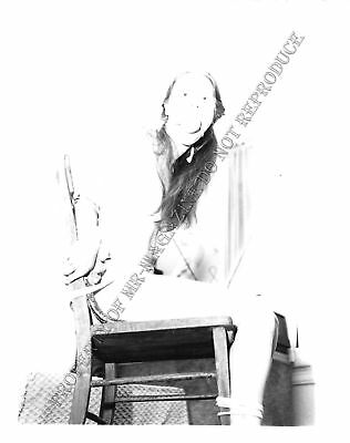 Adult Photo Vintage B&W 4x5 Bondage Beautiful Brunette Bound Dominated 192XU