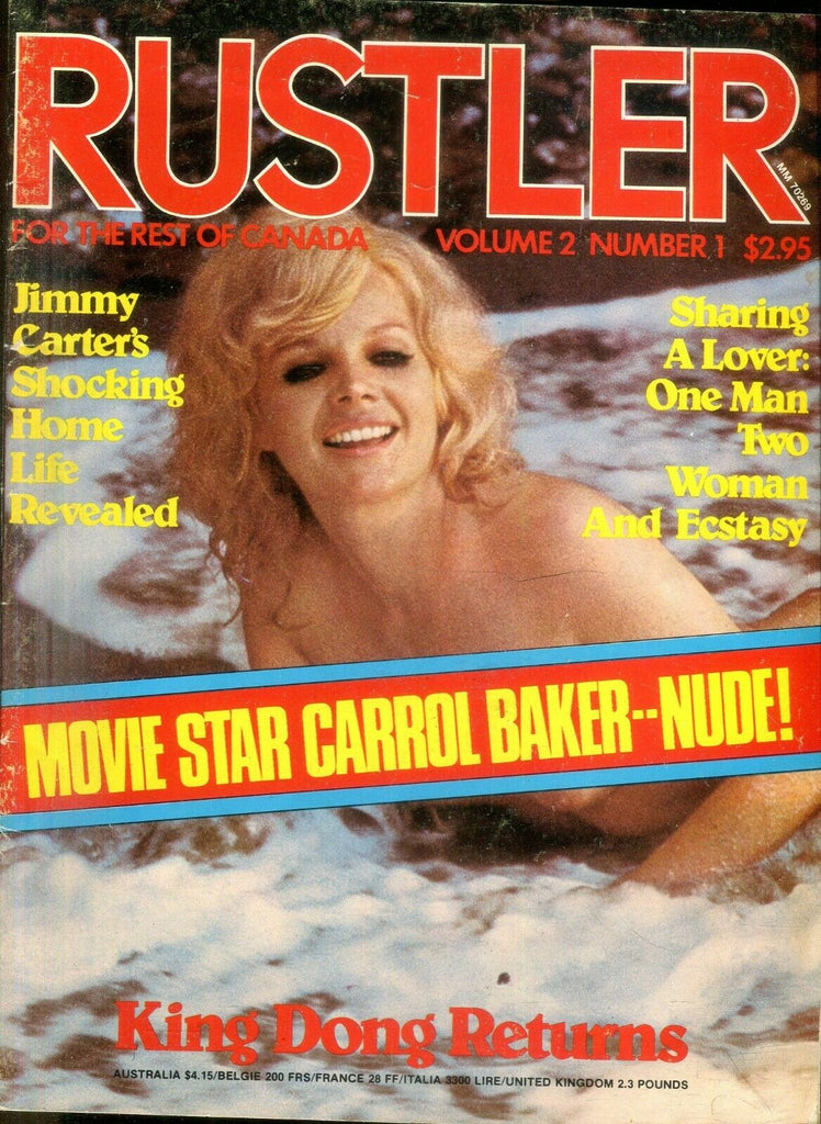 Rustler Magazine Carrol Baker / King Dong vol.2 #1 1980 022619lm-ep