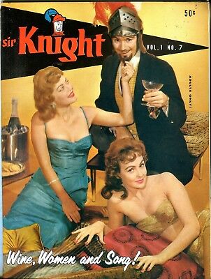 Sir Knight Busty Magazine June Wilkinson vol.1 #7 1959 021918lm-ep