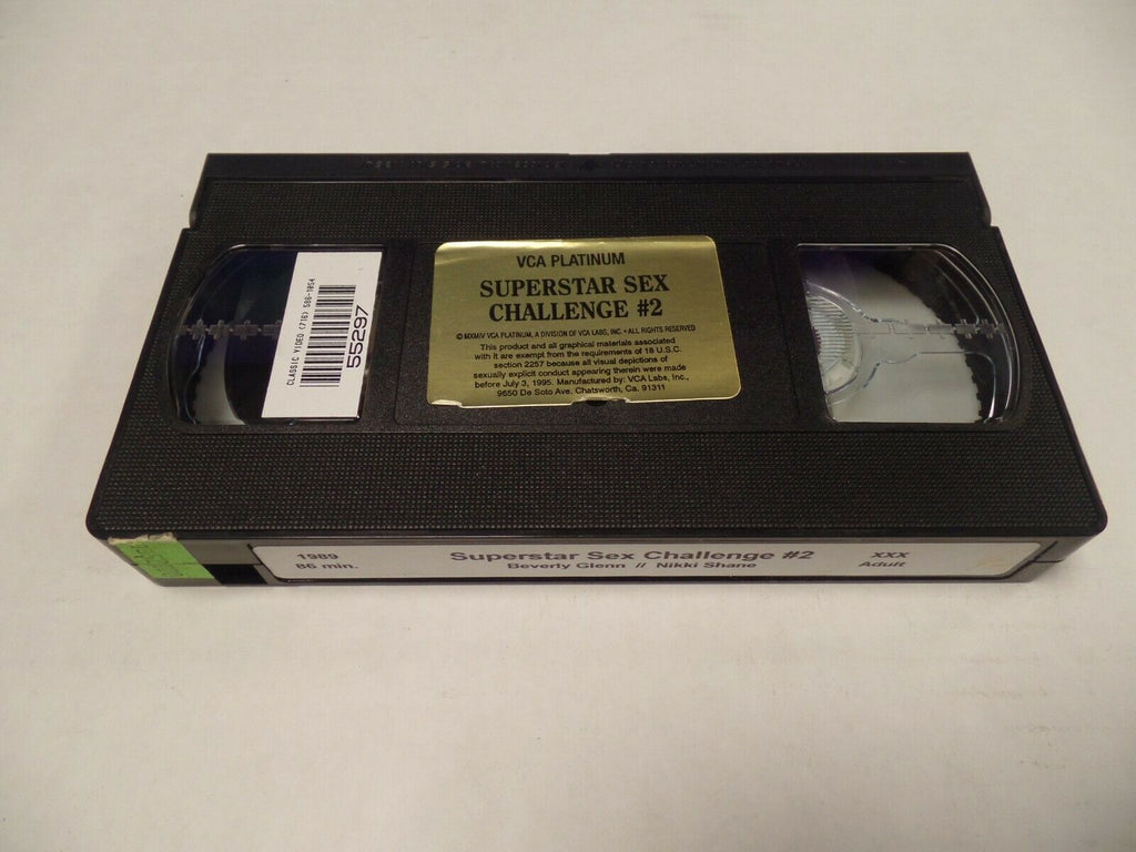 Superstar Sex Challenge #2 Beverly Glenn Nikki Shane 1989 Adult VHS 030919AMP
