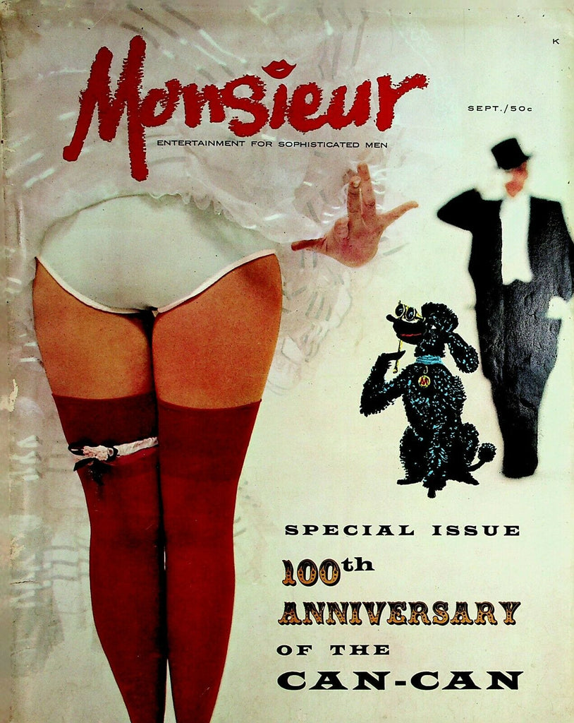 Monsieur Magazine 100th Anniversary Of The Can-Can September 1960s 051221lm-ep