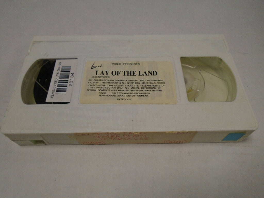 Lay of the Land Sandra Beach Victoria Lee 1995 90mins Adult VHS 032719AMP2