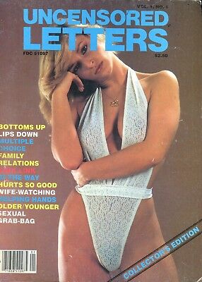 Uncensored Letters Magazine Bottoms Up Lips Down #1 1983 020518lm-ep