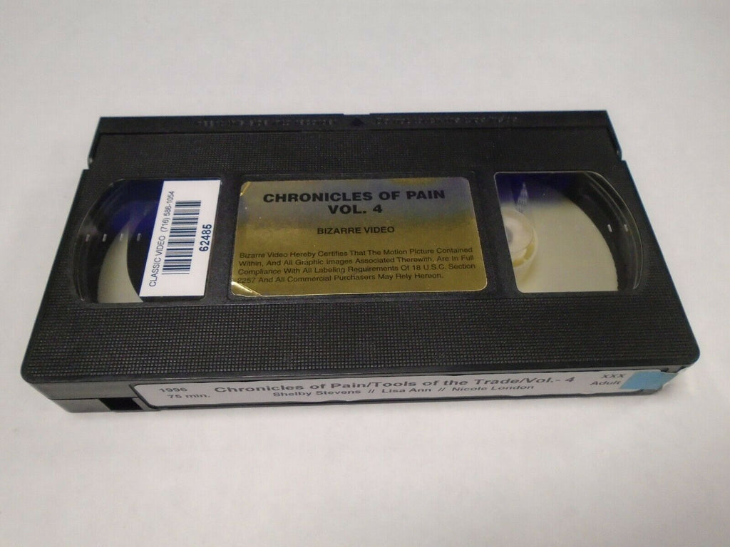 Chronicles of Pain Tools of Trade Shelby Stevens 1996 75min Adult VHS 030619AMP