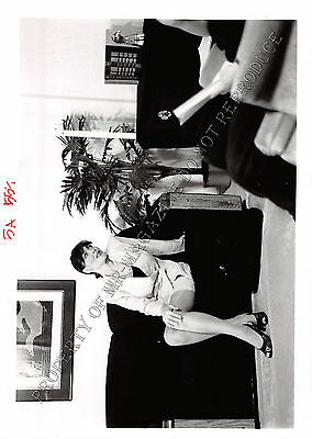 Adult 1990s B&W Photo 5x7 HOM Bondage Beautiful Lesbian Ready to be Bound 224NV