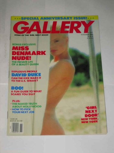 Gallery Adult Magazine November 1990 Volume 18 #11