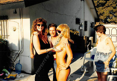 Nina Hartley Candid Original 3.5x5 Photo 1990s Nude Standing Next to Guy 135ih