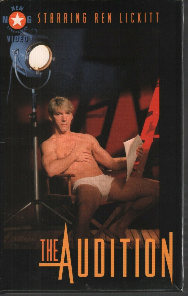 The Audition Ren Lickitt Deven Davenport Mark Gay Male Adult VHS 082219AMP4