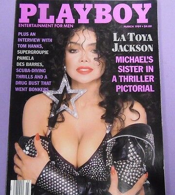 Playboy Magazine La Toya Jackson March 1989 021613lm-epa