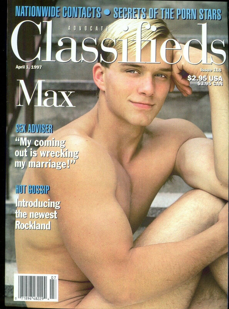 Advocate Classifieds Gay Magazine Max April 1, 1997 101819lm-ep