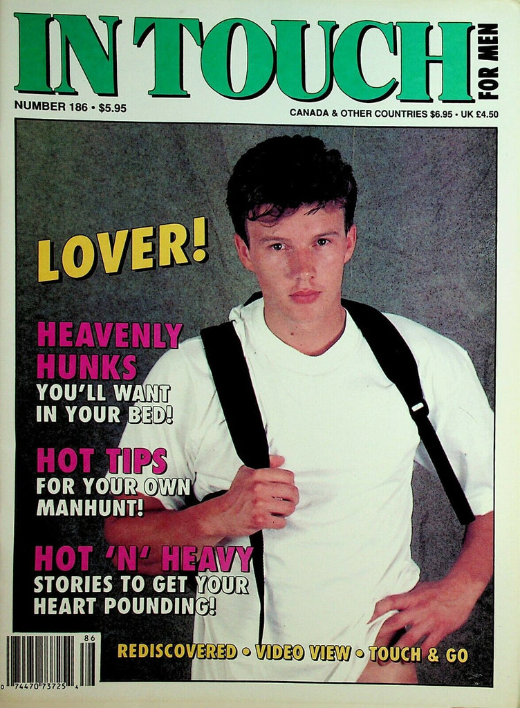 In Touch Gay Magazine Cover Guy Andrei Jednak #186 August 1992 120620lm-ep2