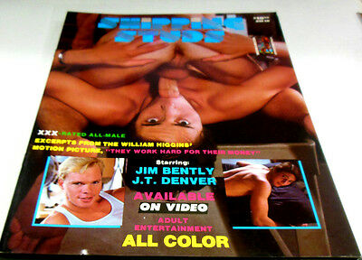 Shipping Studs Gay Adult Magazine Jim Bently 1986 nm 071114lm-ep