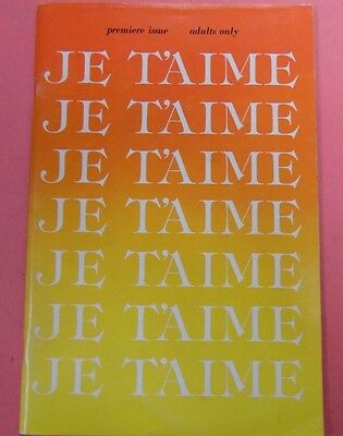 Je T'aime Magazine Susan Sawyer 1976 #1 Premiere Issue 061213lm-epa